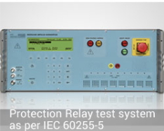 Protection Relay test system as per IEC 60255-5